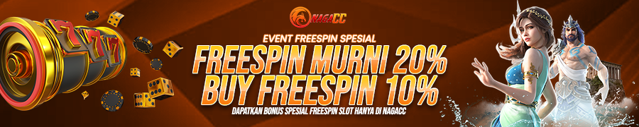 EVENT FREESPIN MURNI 20% & BUY FREESPIN 10%